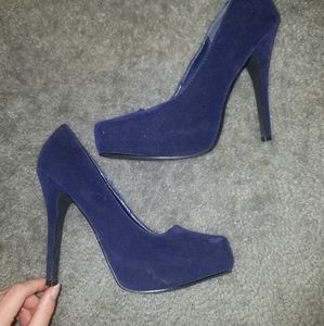 Blue heels